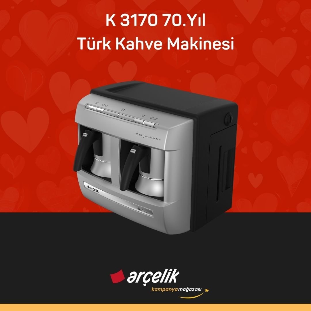 ARÇELİK K 3170 70. Yıl Türk Kahve Makinesi