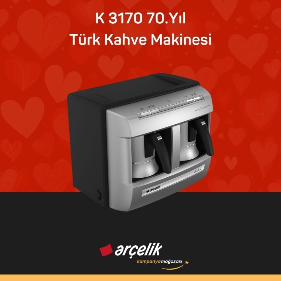 ARÇELİK K 3170 70. Yıl Türk Kahve Makinesi