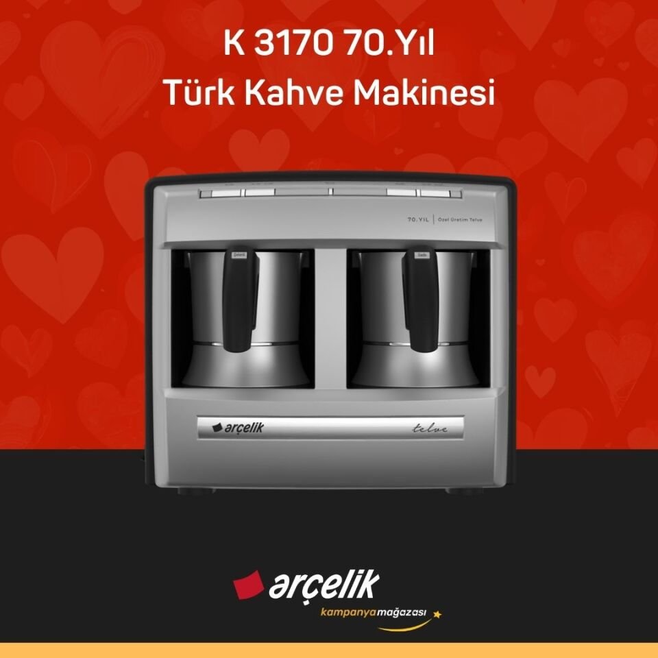 ARÇELİK K 3170 70. Yıl Türk Kahve Makinesi