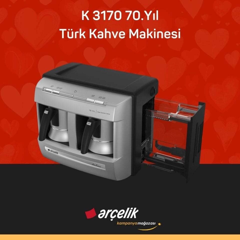 ARÇELİK K 3170 70. Yıl Türk Kahve Makinesi