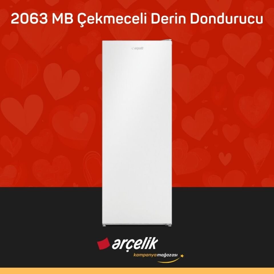 ARÇELİK 2063 MB 6 Bölmeli Derin Dondurucu