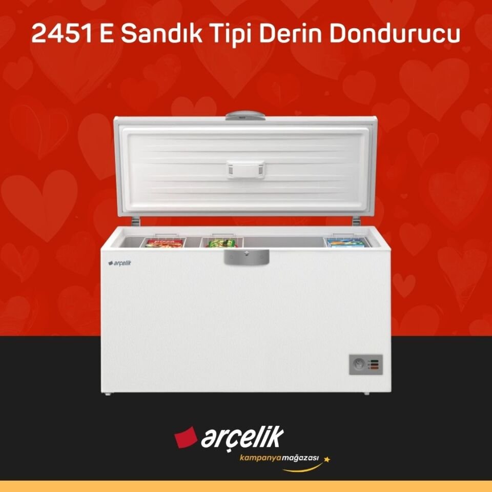 ARÇELİK 2451 E Sandık Tipi Derin Dondurucu