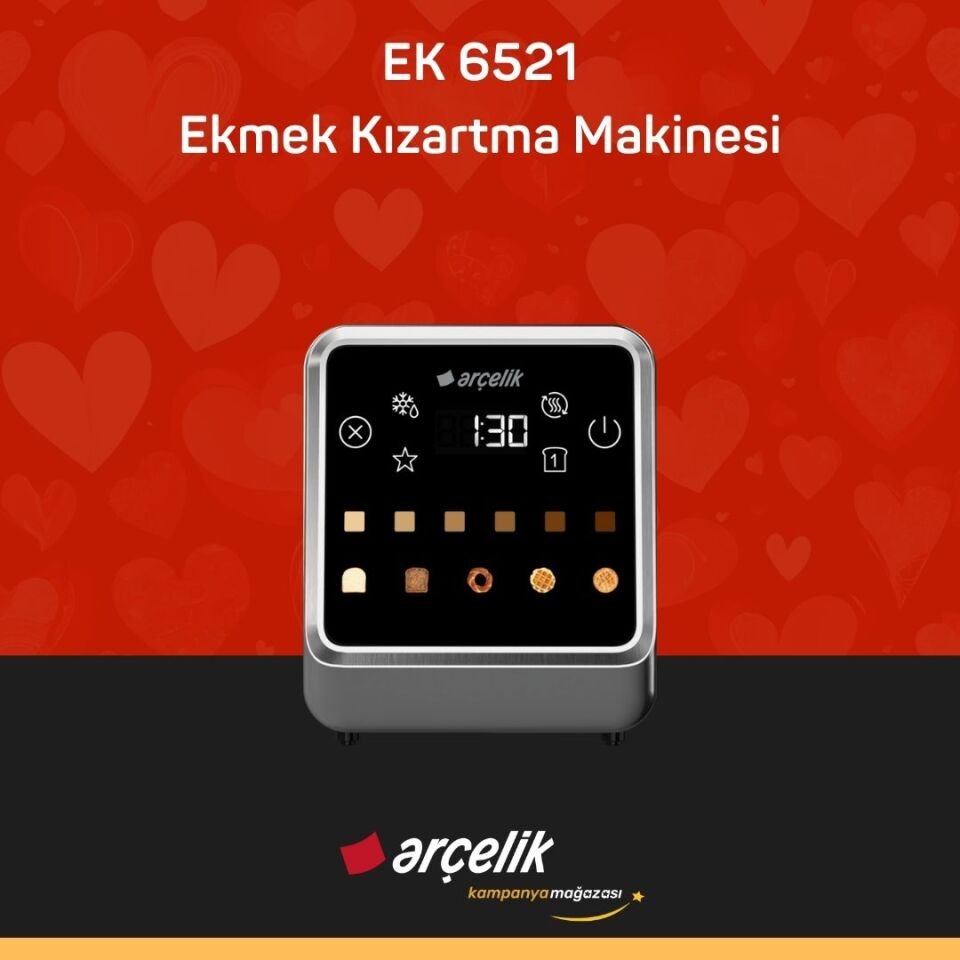 ARÇELİK EK 6521 Ekmek Kızartma Makinesi