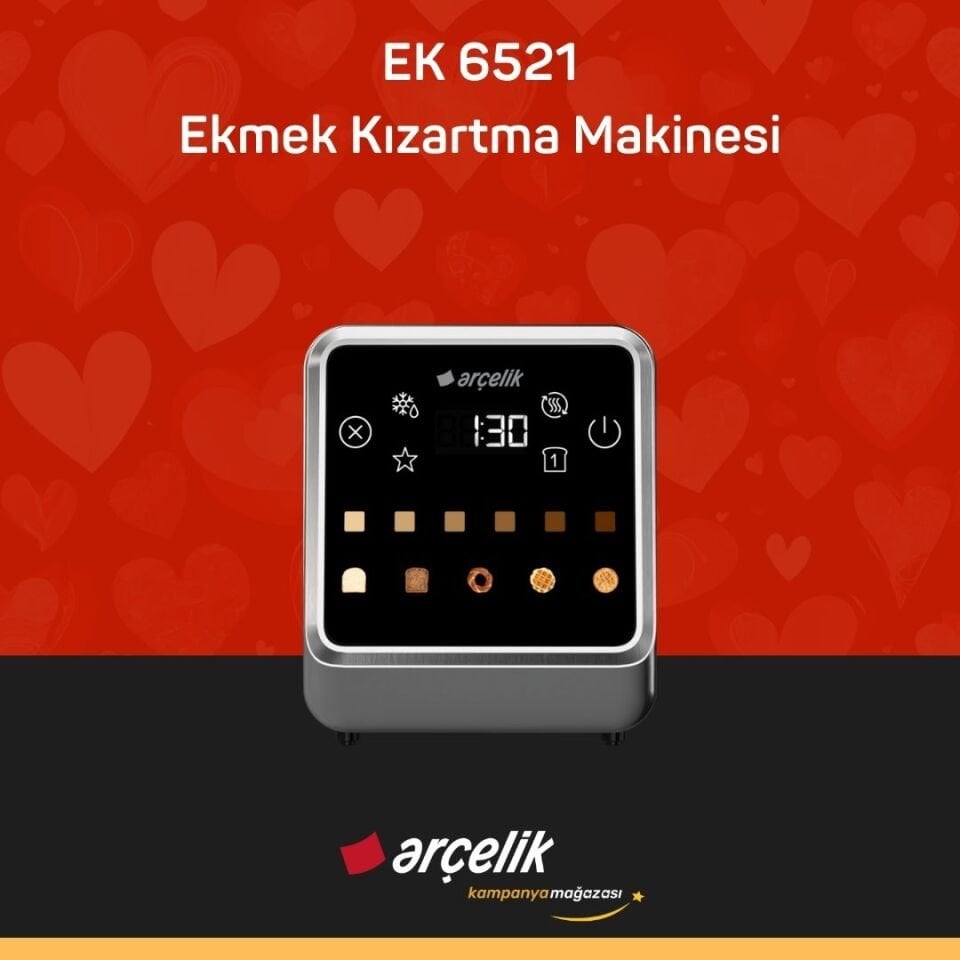 ARÇELİK EK 6521 Ekmek Kızartma Makinesi