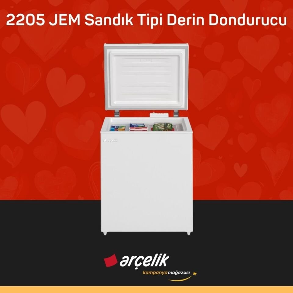 ARÇELİK 2205 JEM Sandık Tipi Derin Dondurucu