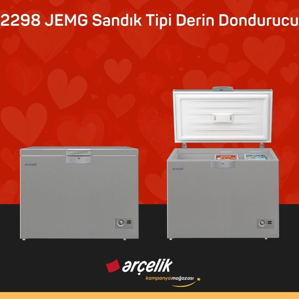 ARÇELİK 2298 JEMG Sandık Tipi Derin Dondurucu