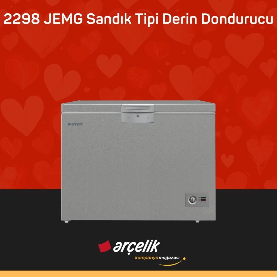 ARÇELİK 2298 JEMG Sandık Tipi Derin Dondurucu