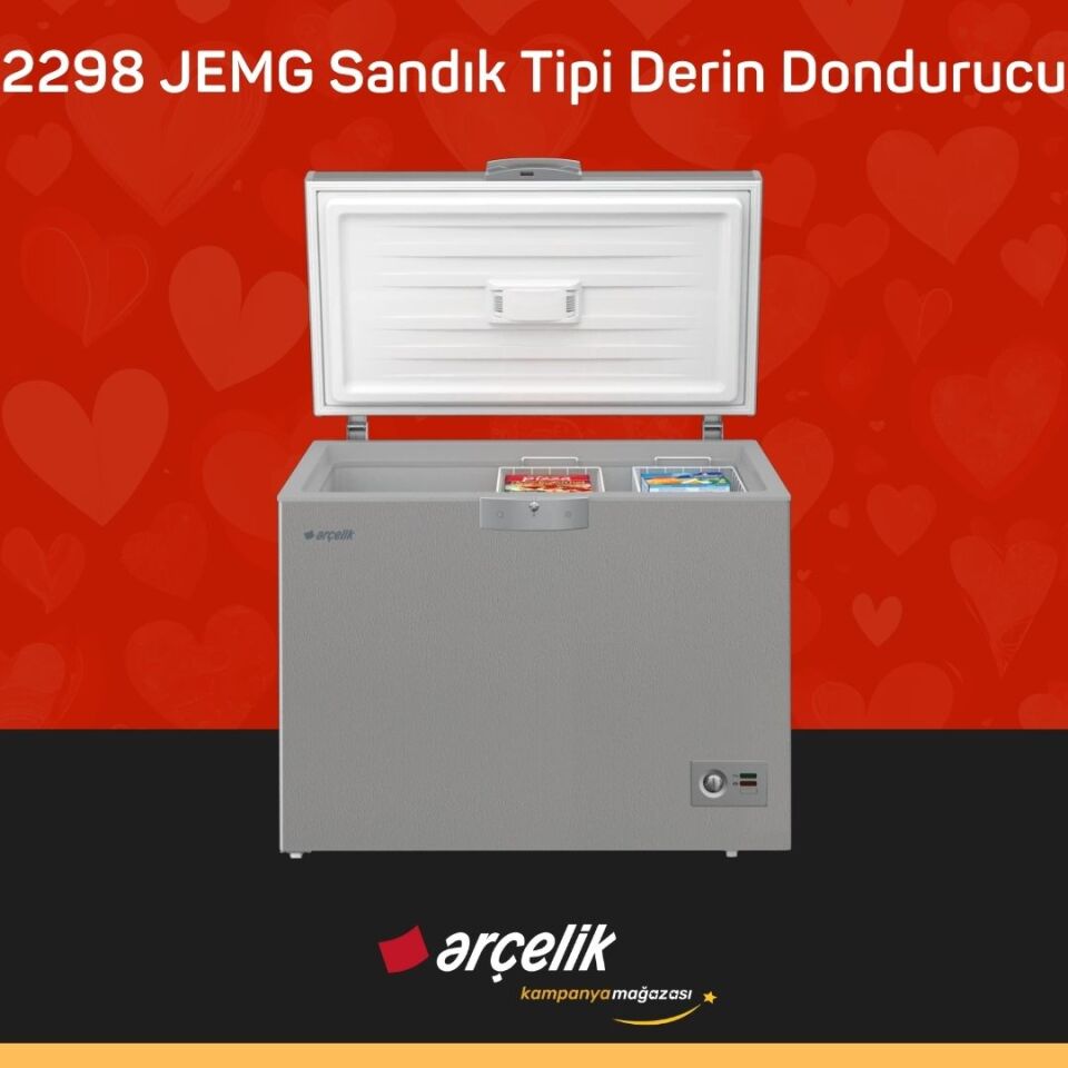 ARÇELİK 2298 JEMG Sandık Tipi Derin Dondurucu
