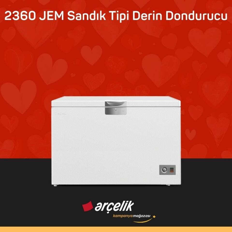ARÇELİK 2360 JEM Sandık Tipi Derin Dondurucu
