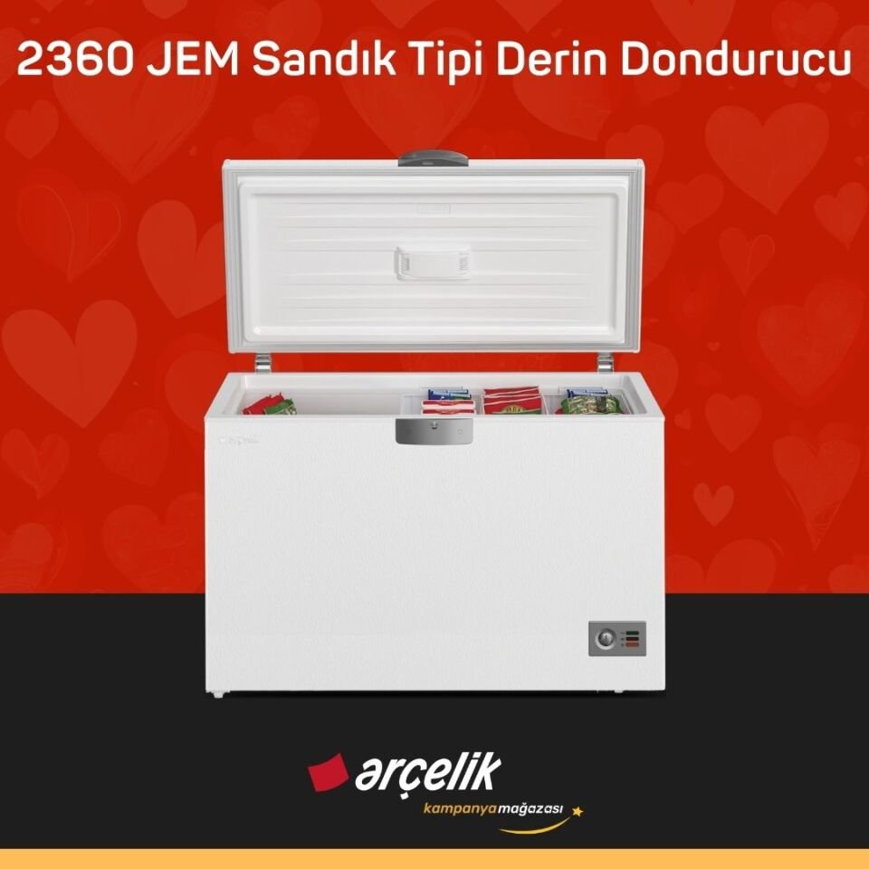 ARÇELİK 2360 JEM Sandık Tipi Derin Dondurucu