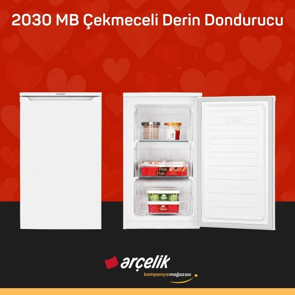 ARÇELİK 2030 MB 3 Bölmeli Derin Dondurucu