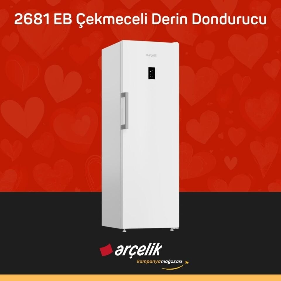 ARÇELİK 2681 EB 8 Bölmeli Derin Dondurucu