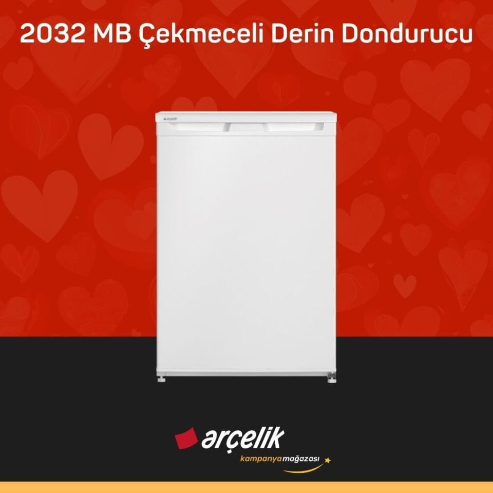 ARÇELİK 2032 MB 3 Bölmeli Derin Dondurucu