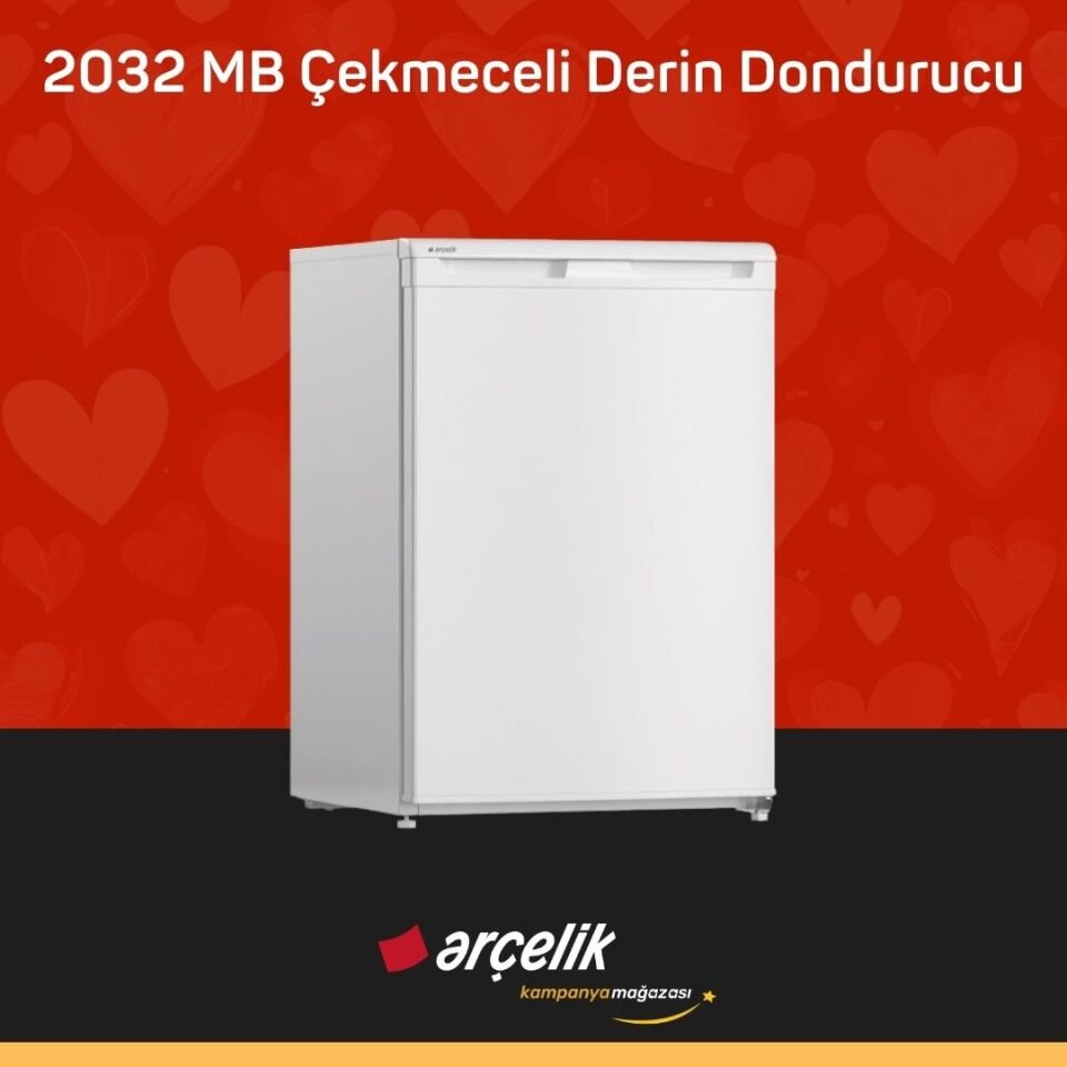ARÇELİK 2032 MB 3 Bölmeli Derin Dondurucu