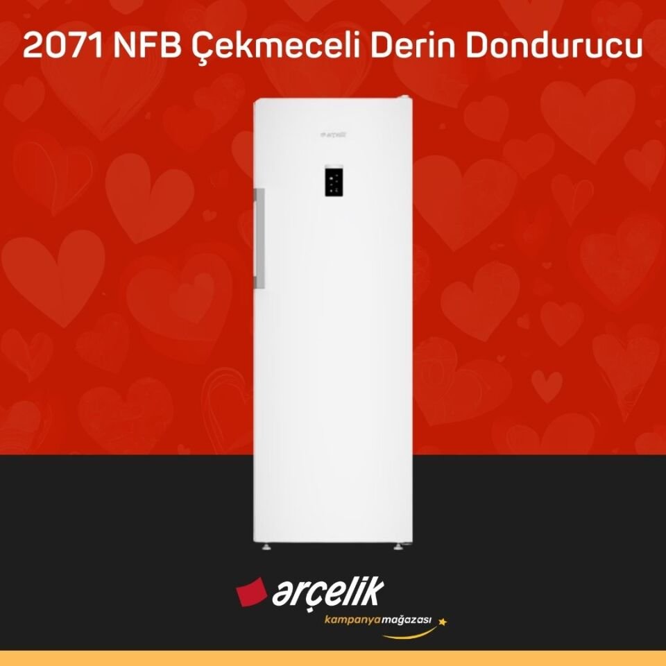 ARÇELİK 2071 NFB 7 Bölmeli Derin Dondurucu