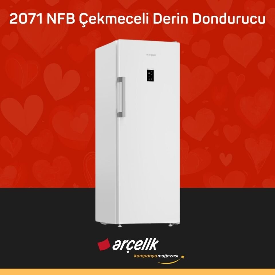 ARÇELİK 2071 NFB 7 Bölmeli Derin Dondurucu