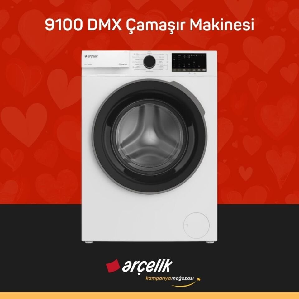 ARÇELİK 9100 DMX 9 Kg Çamaşır Makinesi