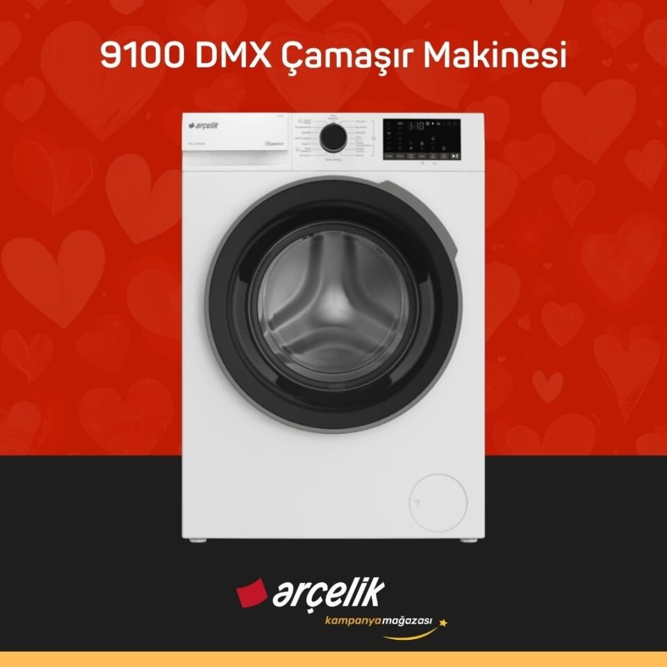 ARÇELİK 9100 DMX 9 Kg Çamaşır Makinesi