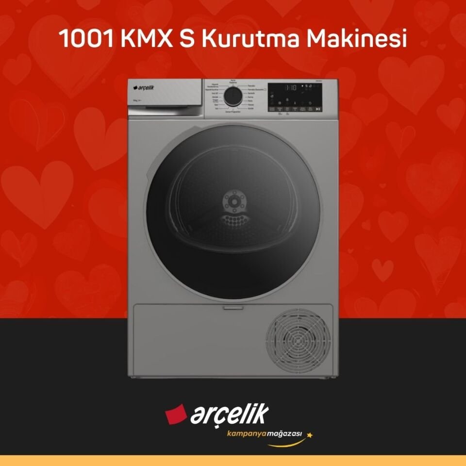 ARÇELİK 1001 KMX S 10 Kg Kurutma Makinesi