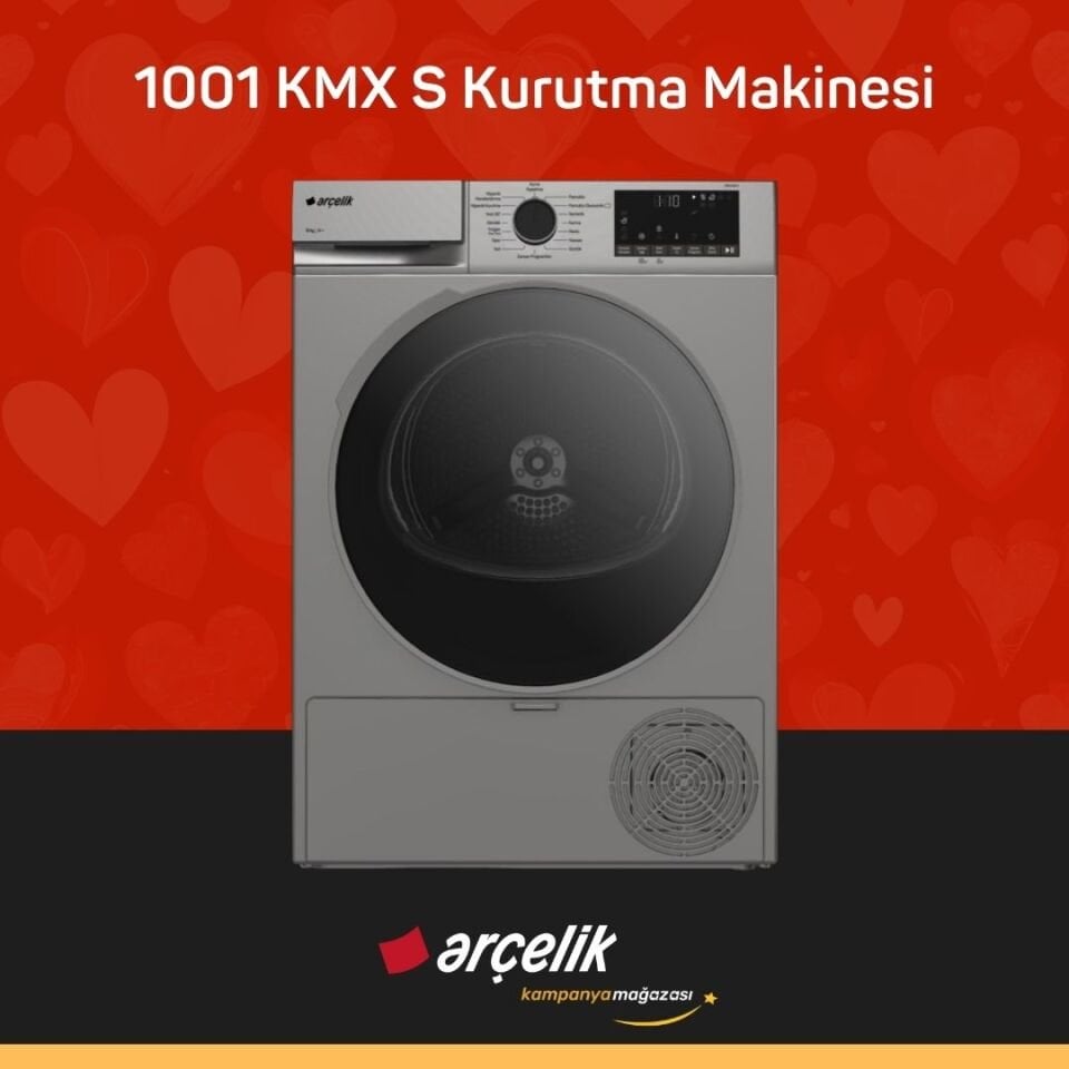 ARÇELİK 1001 KMX S 10 Kg Kurutma Makinesi