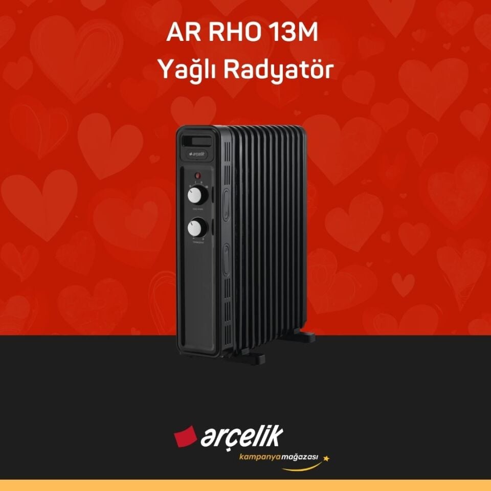 ARÇELİK AR RHO 13M Yağlı Radyatör