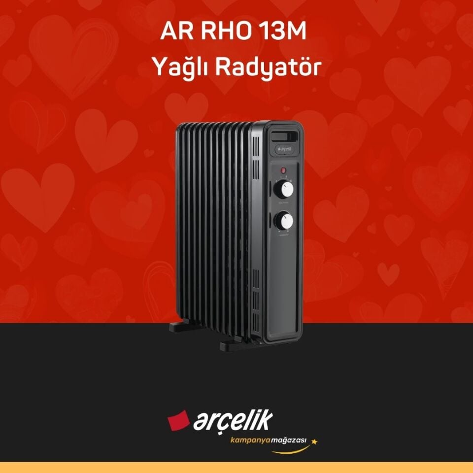 ARÇELİK AR RHO 13M Yağlı Radyatör