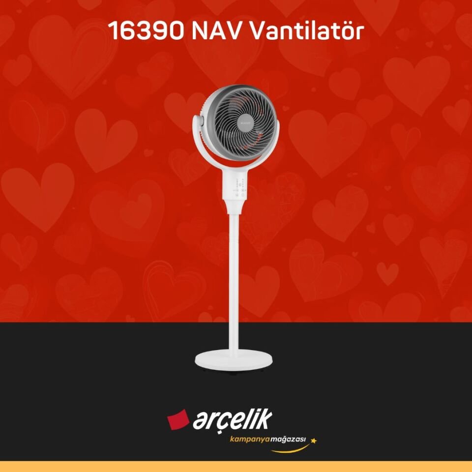 ARÇELİK 16390 NAV Ayaklı Vantilatör