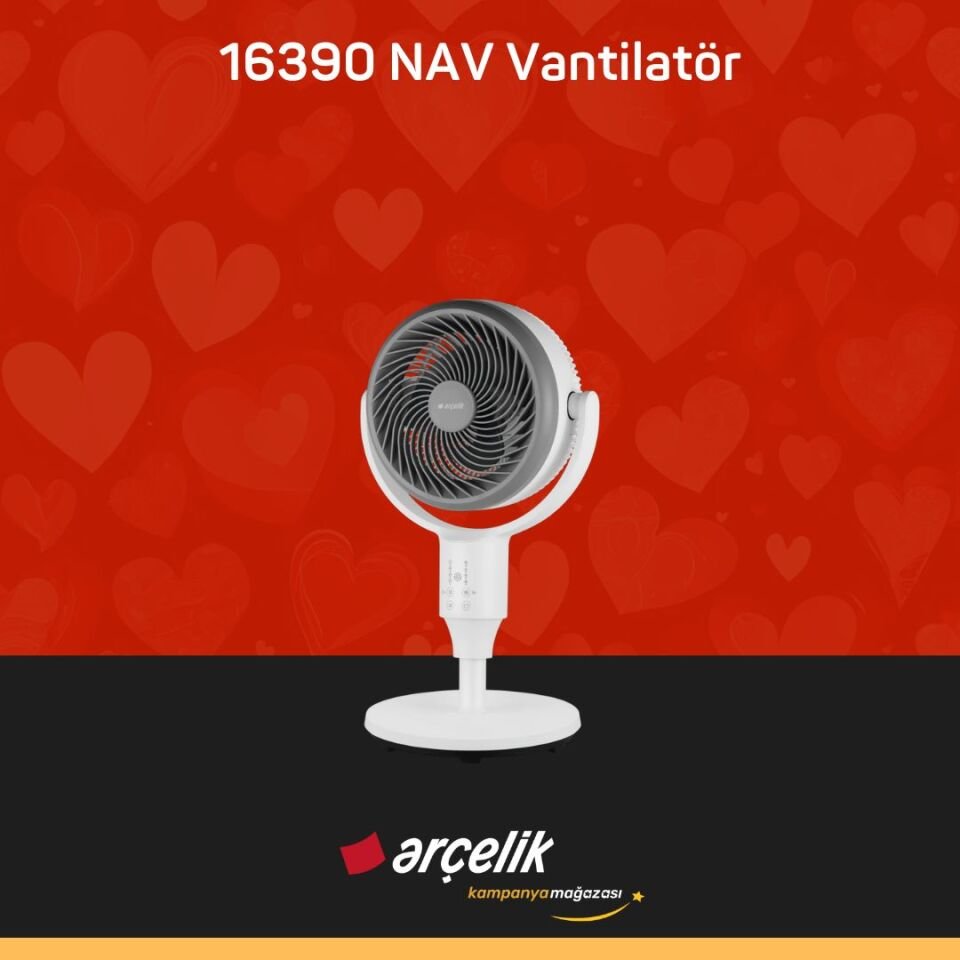 ARÇELİK 16390 NAV Ayaklı Vantilatör