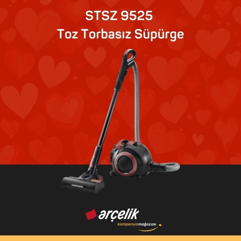 ARÇELİK STSZ 9525 Toz Torbasız Süpürge