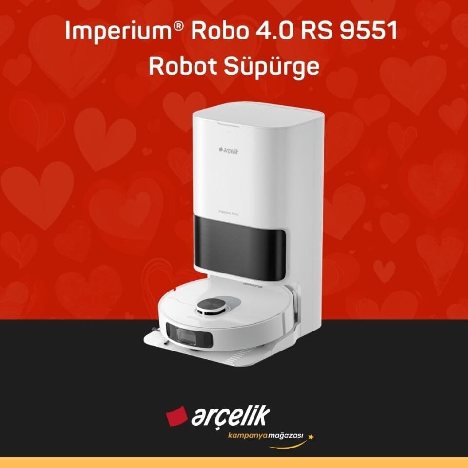 ARÇELİK Imperium® Robo 4.0 RS 9551 Robot Süpürge