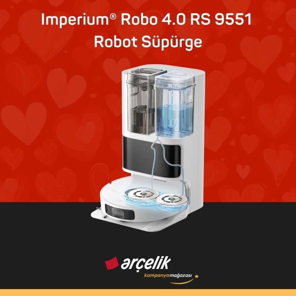 ARÇELİK Imperium® Robo 4.0 RS 9551 Robot Süpürge