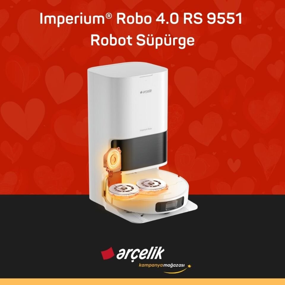 ARÇELİK Imperium® Robo 4.0 RS 9551 Robot Süpürge