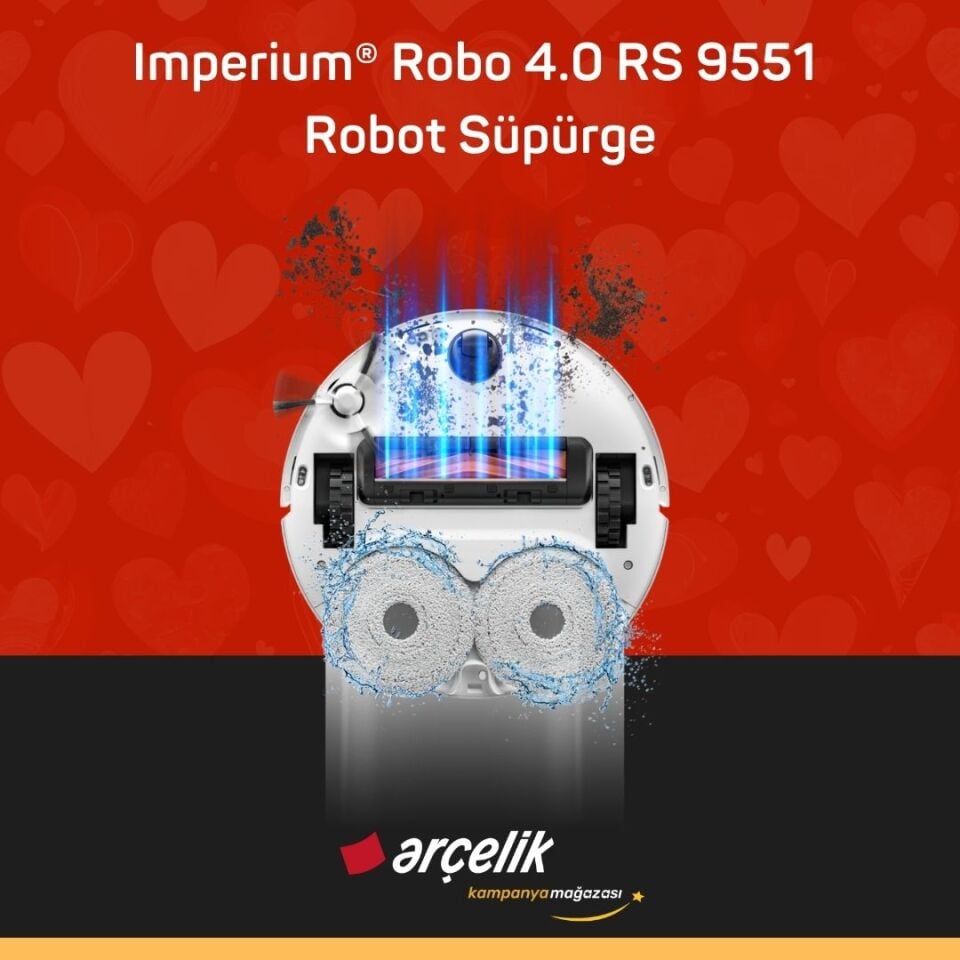 ARÇELİK Imperium® Robo 4.0 RS 9551 Robot Süpürge