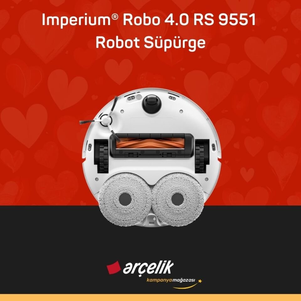 ARÇELİK Imperium® Robo 4.0 RS 9551 Robot Süpürge