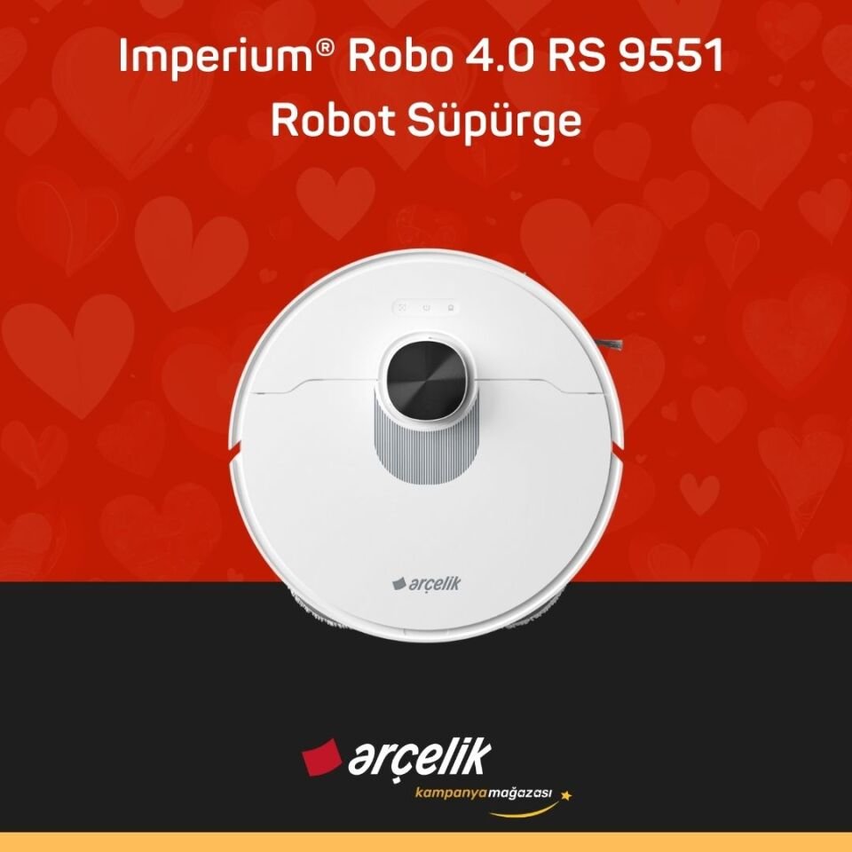 ARÇELİK Imperium® Robo 4.0 RS 9551 Robot Süpürge