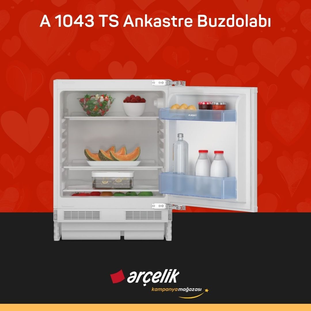 ARÇELİK A 1043 TS Ankastre Buzdolabı