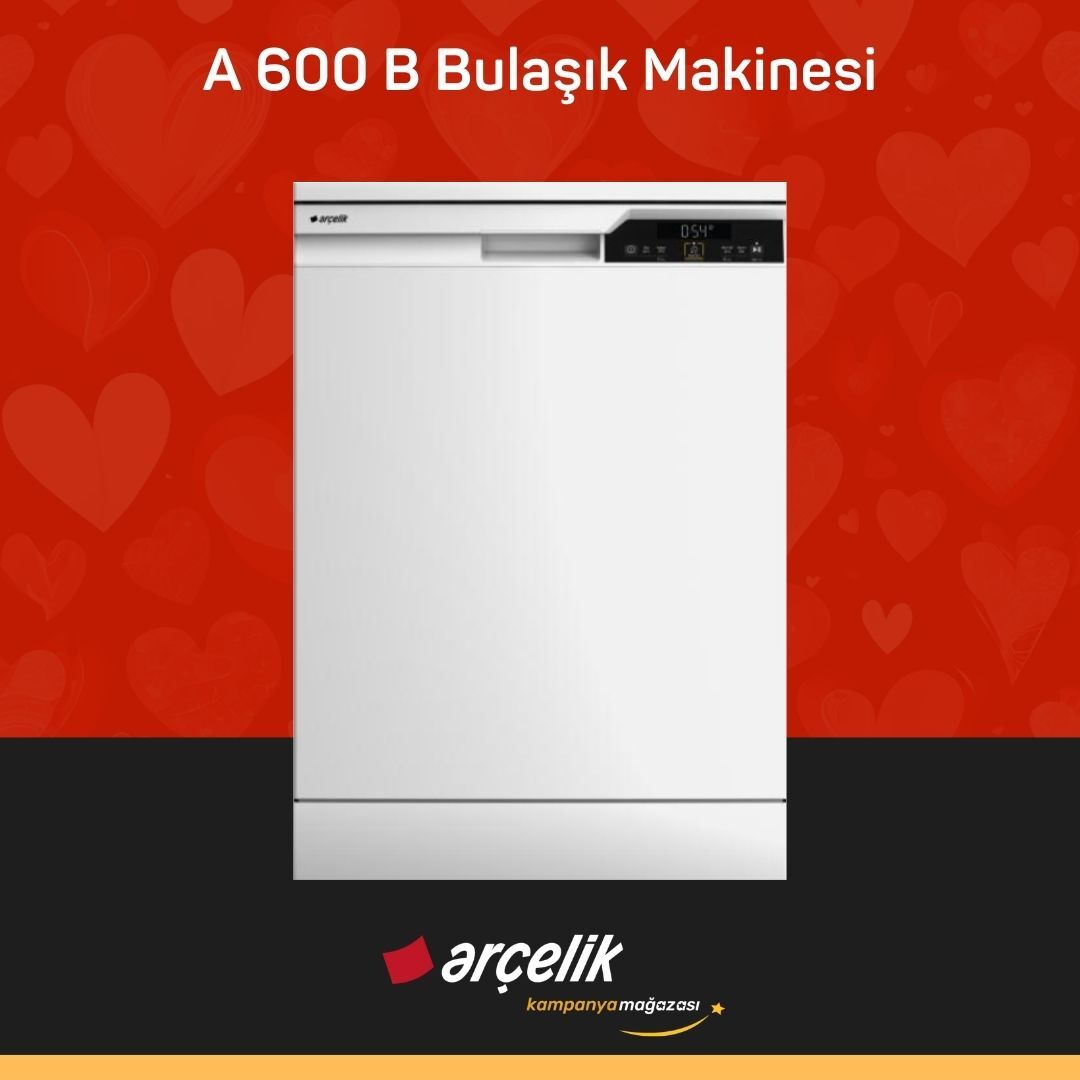 ARÇELİK A 600 B Star Serisi Solo Bulaşık Makinesi