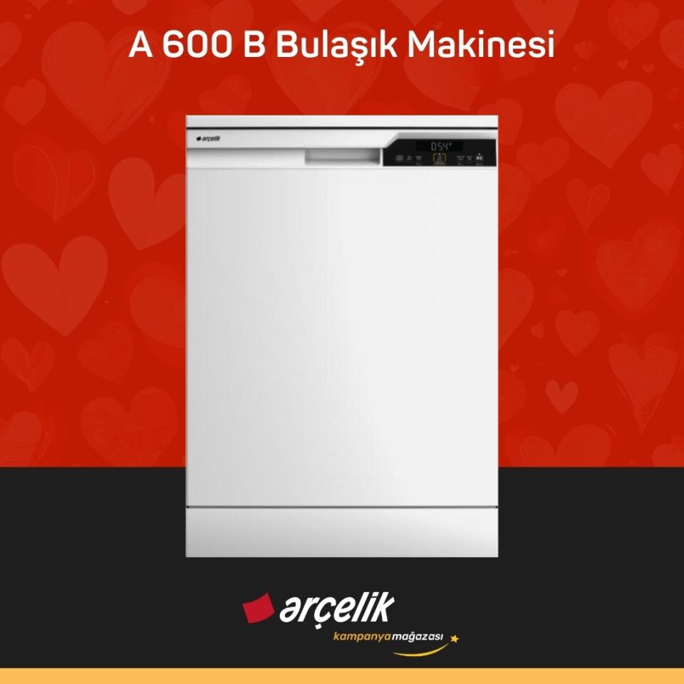 ARÇELİK A 600 B Star Serisi Solo Bulaşık Makinesi