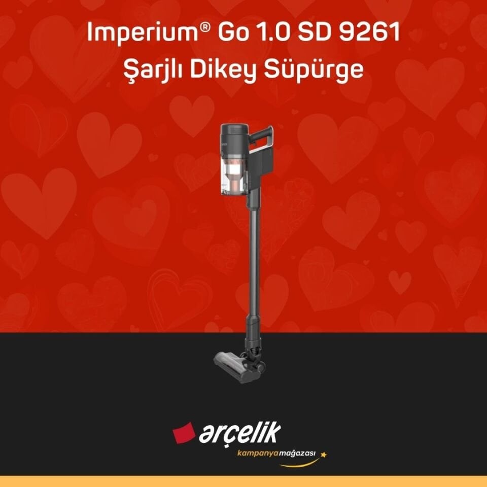ARÇELİK Imperium® Go 1.0 SD 9261 Şarjlı Dikey Süpürge