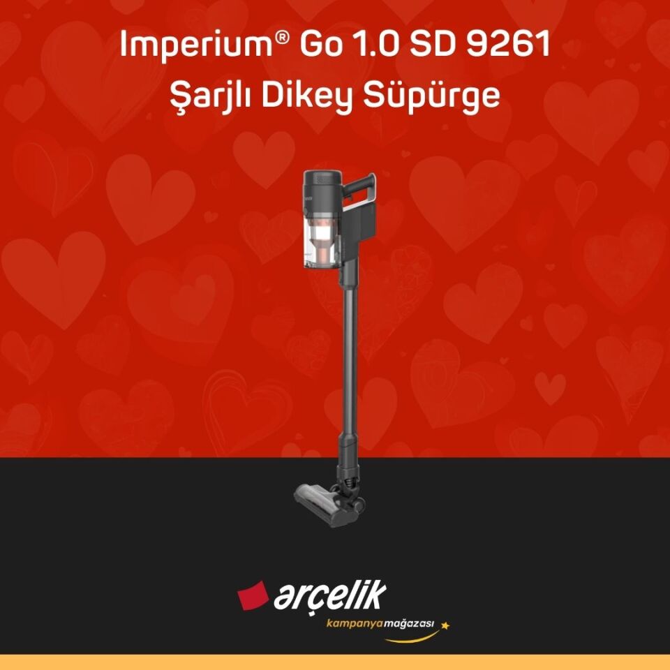 ARÇELİK Imperium® Go 1.0 SD 9261 Şarjlı Dikey Süpürge