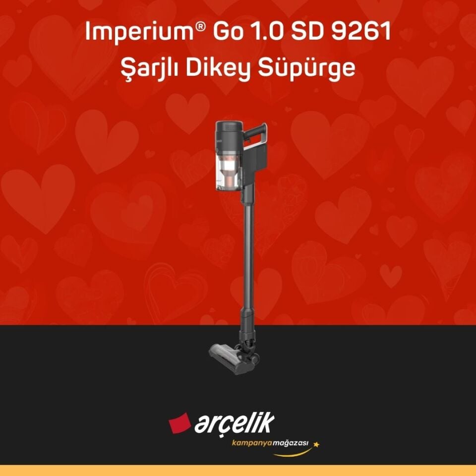 ARÇELİK Imperium® Go 1.0 SD 9261 Şarjlı Dikey Süpürge