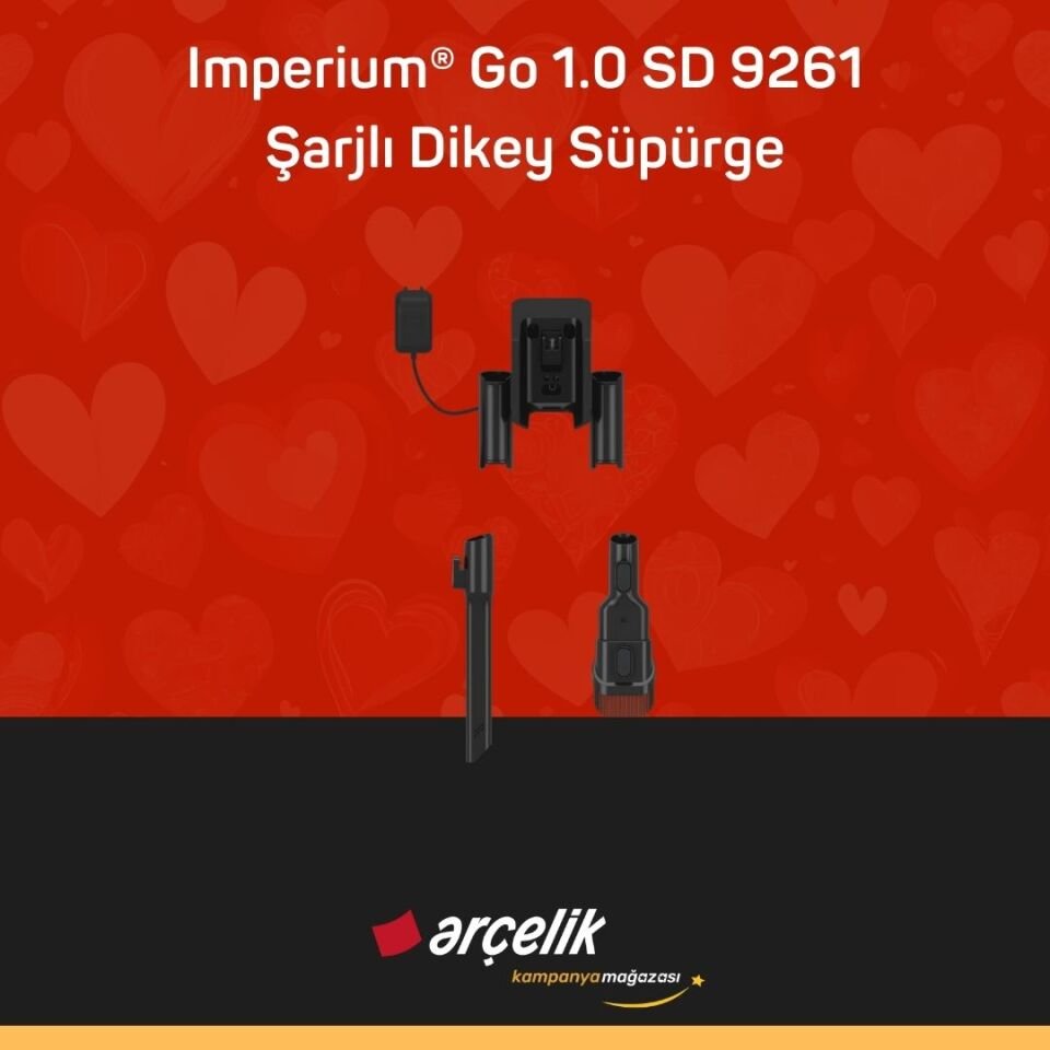 ARÇELİK Imperium® Go 1.0 SD 9261 Şarjlı Dikey Süpürge