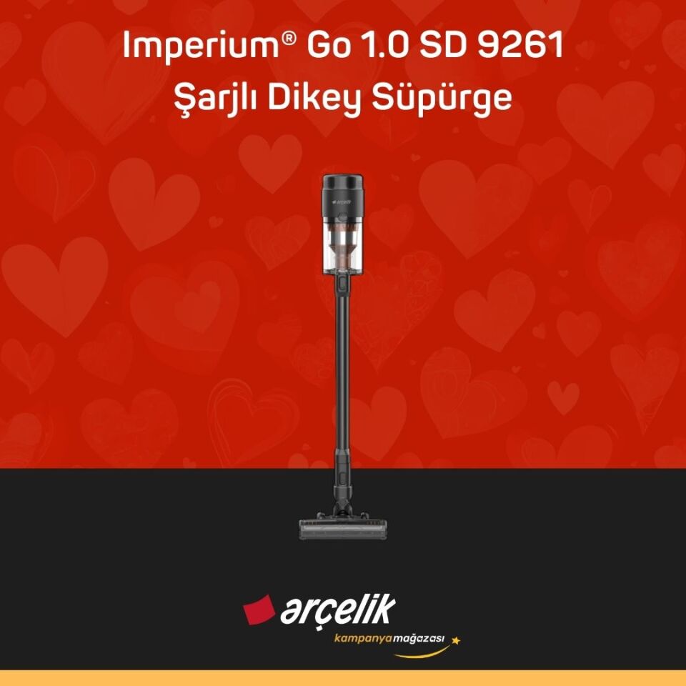 ARÇELİK Imperium® Go 1.0 SD 9261 Şarjlı Dikey Süpürge