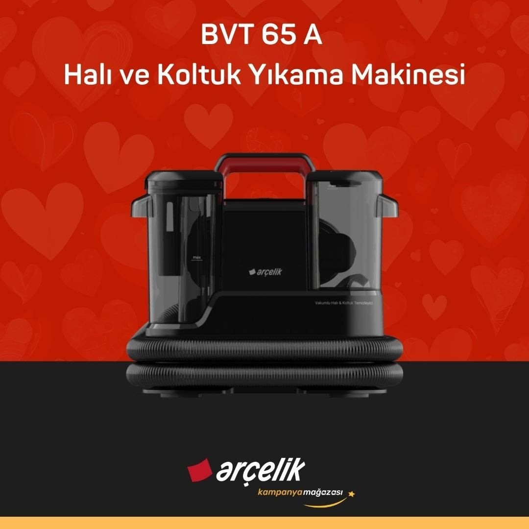 ARÇELİK BVT 65 A Halı ve Koltuk Yıkama Makinesi