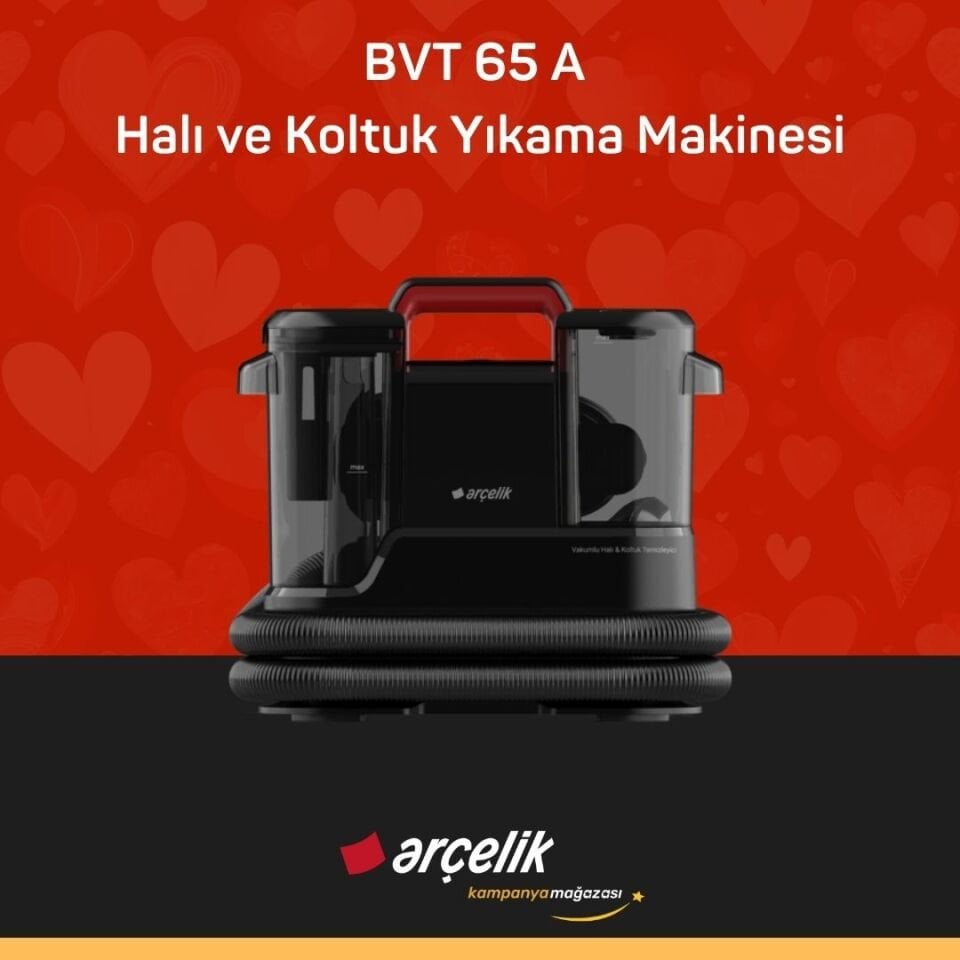 ARÇELİK BVT 65 A Halı ve Koltuk Yıkama Makinesi