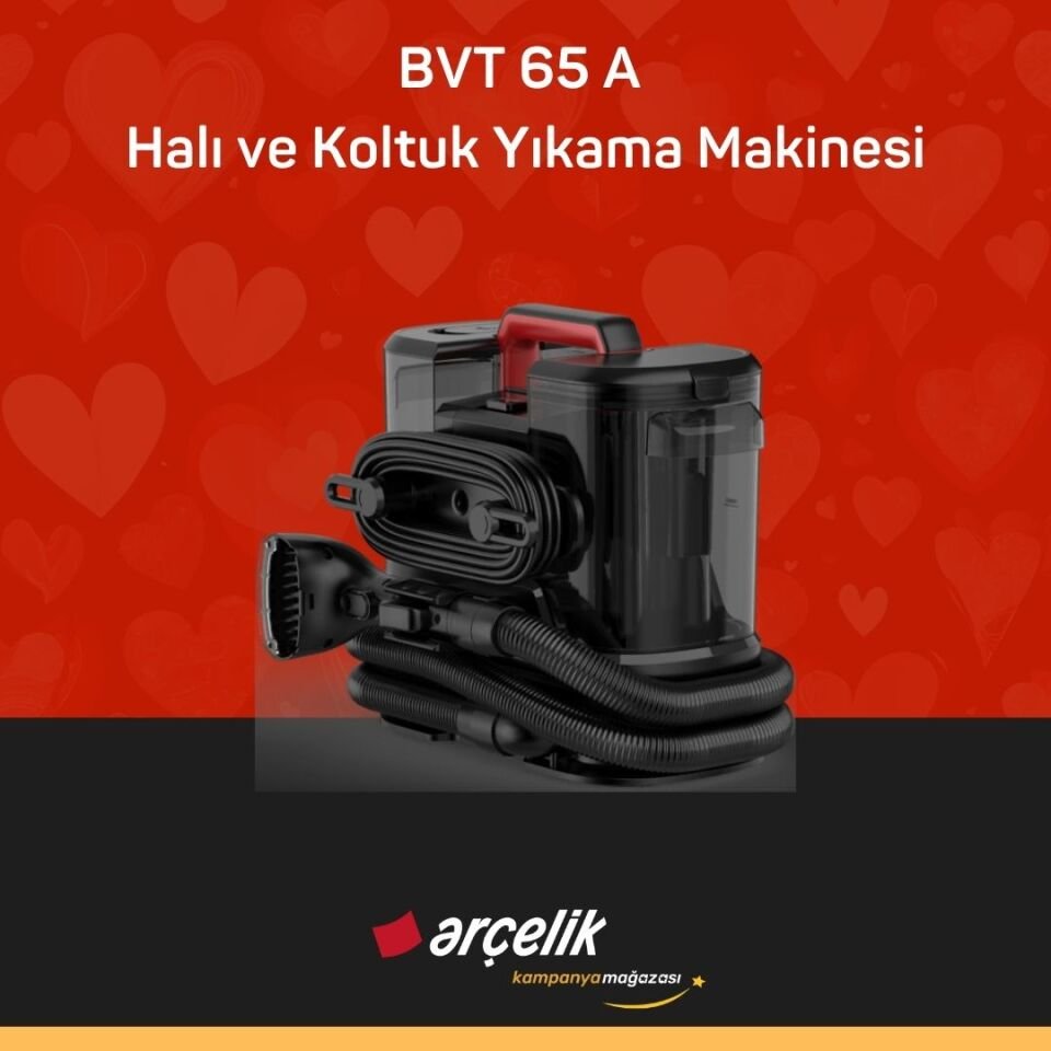 ARÇELİK BVT 65 A Halı ve Koltuk Yıkama Makinesi