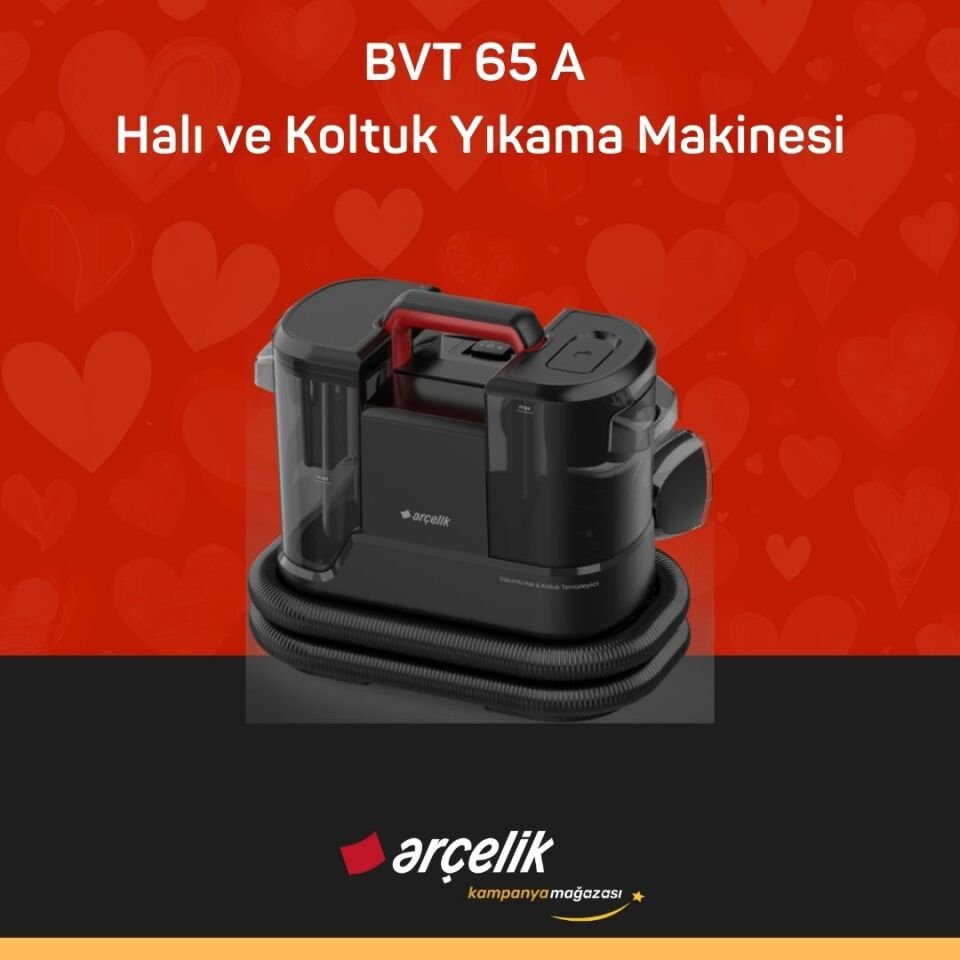 ARÇELİK BVT 65 A Halı ve Koltuk Yıkama Makinesi