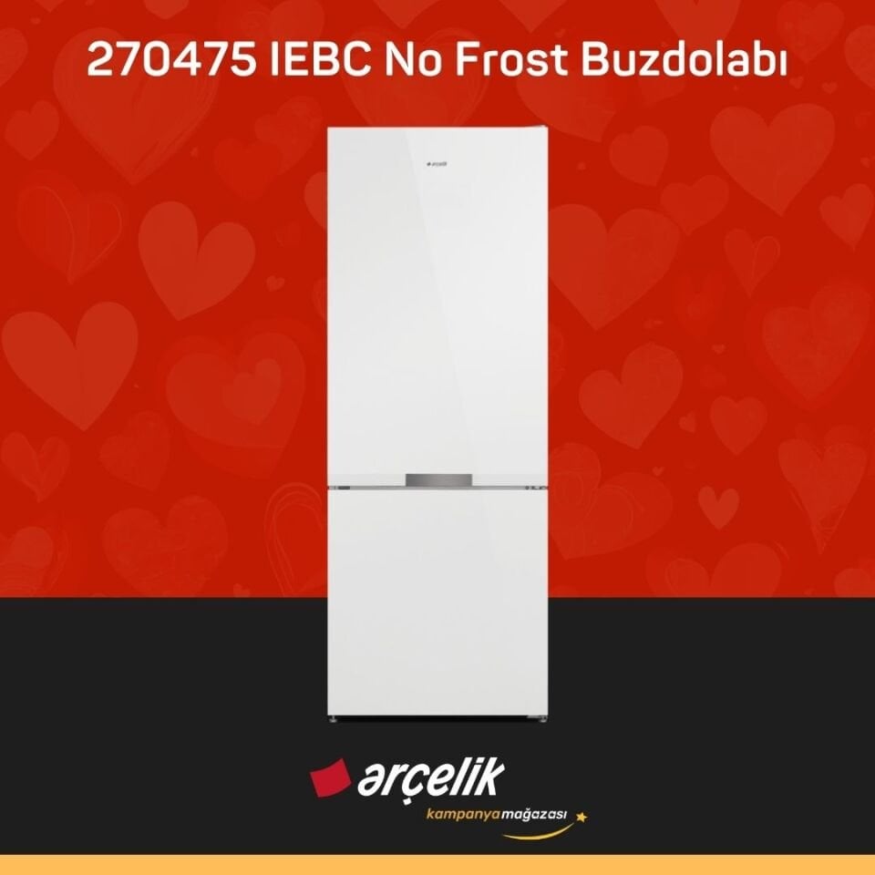 ARÇELİK 270475 IEBC Alttan Donduruculu Buzdolabı
