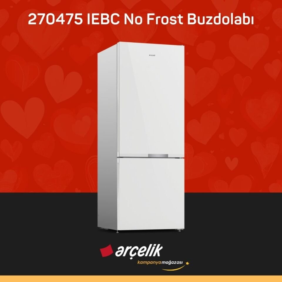 ARÇELİK 270475 IEBC Alttan Donduruculu Buzdolabı