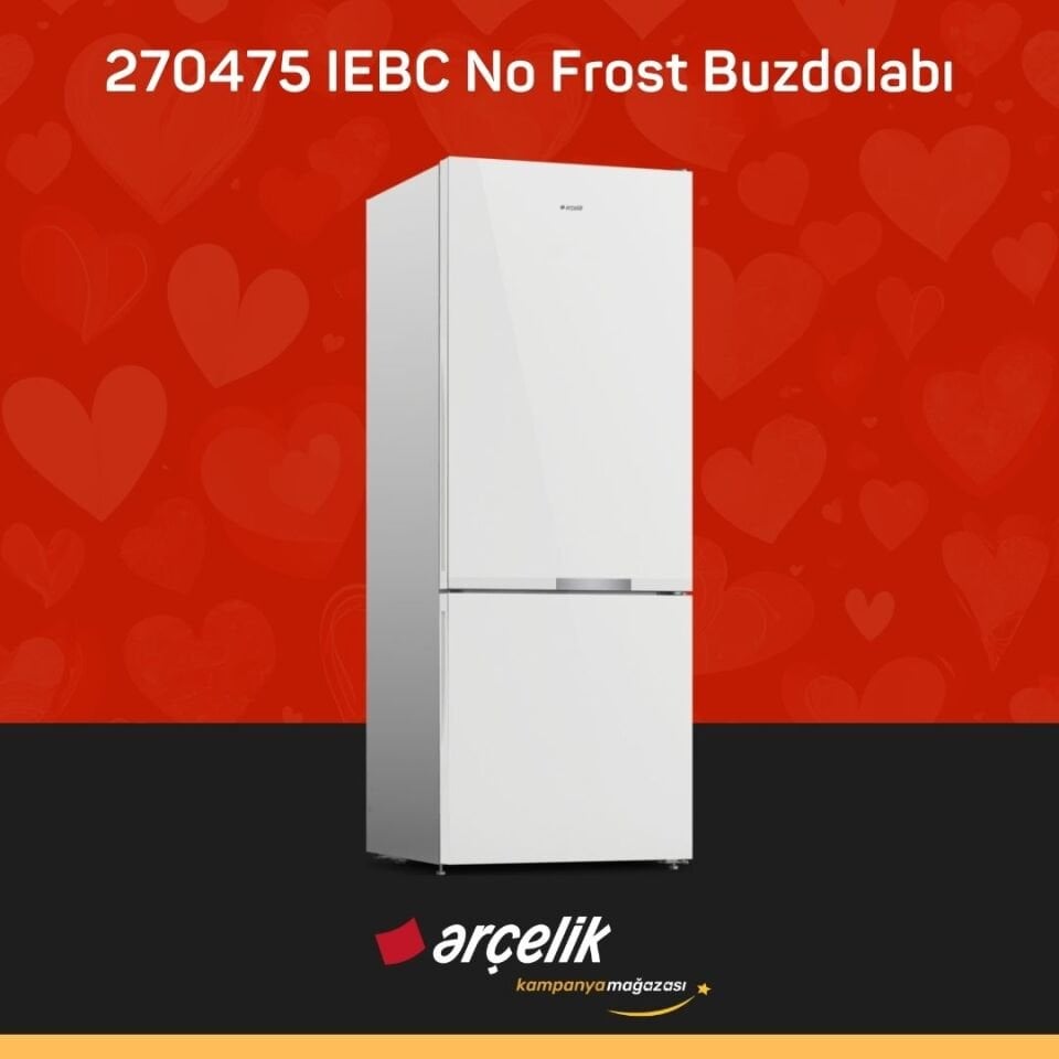 ARÇELİK 270475 IEBC Alttan Donduruculu Buzdolabı
